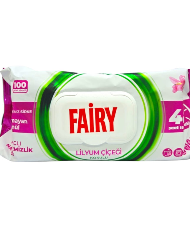 Servetele umede Fairy Cleaning, universale, Lilyum, 100 bucati