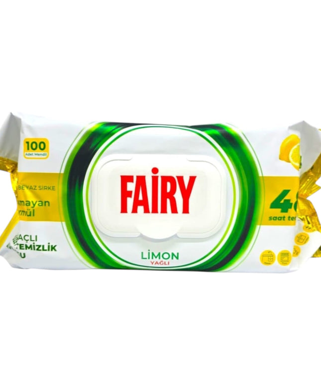Servetele umede Fairy Cleaning, Universale, Lamaie, 100 buc